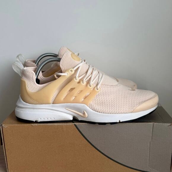Nike Air Presto Beige Women Running Sneakers - Size 11 - Picture 2 of 11